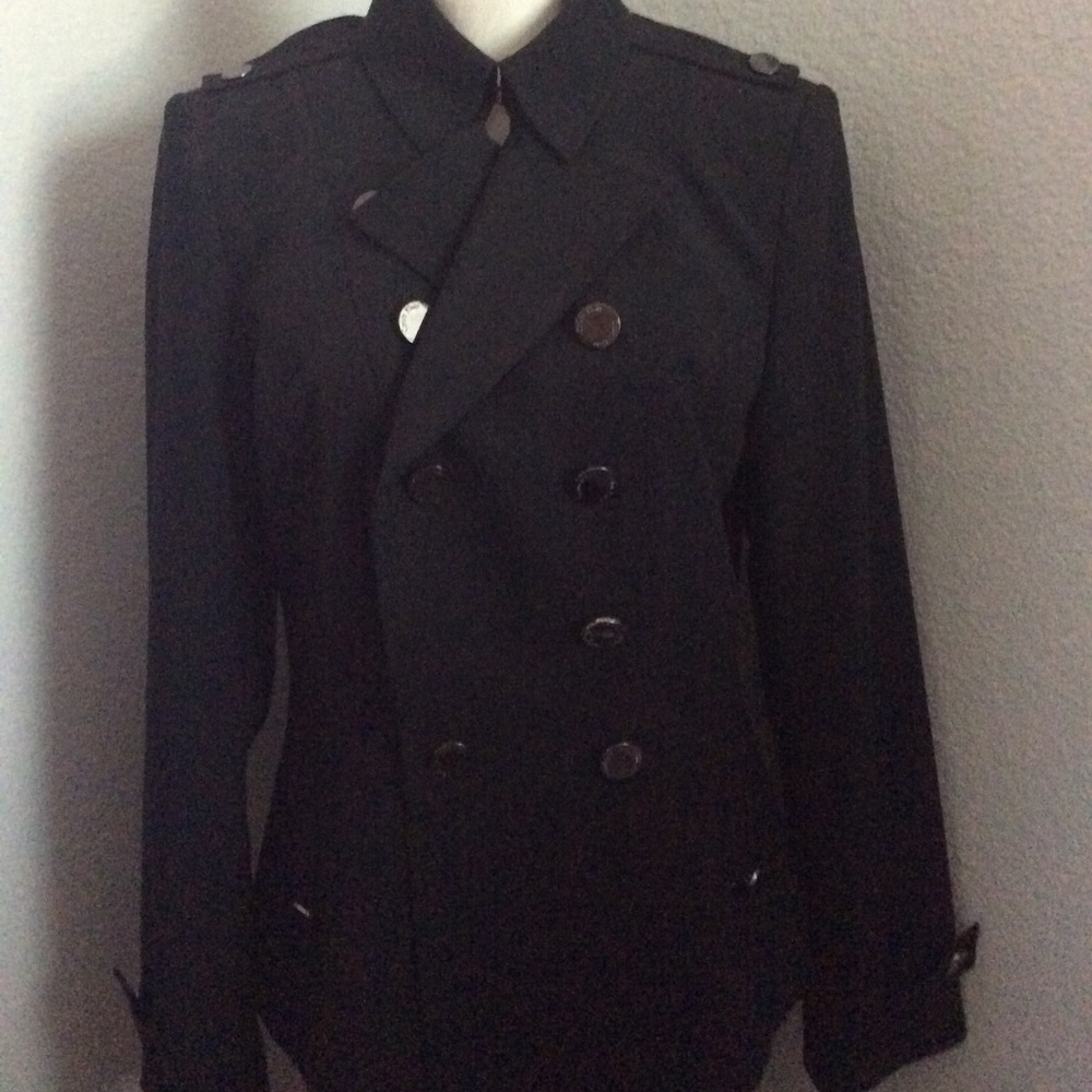 Black Calvin Klein Double Breasted Blazer
